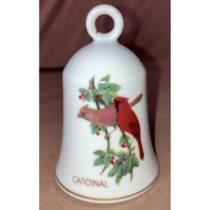 1981 Porcelain Bell Designers Collection  Portrait in Flight Cardinal Japan
